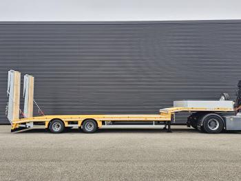MAX trailer 100-N-2-8.60-U / 2 AXLE SEMI / HYDR RAMPEN / NEW!